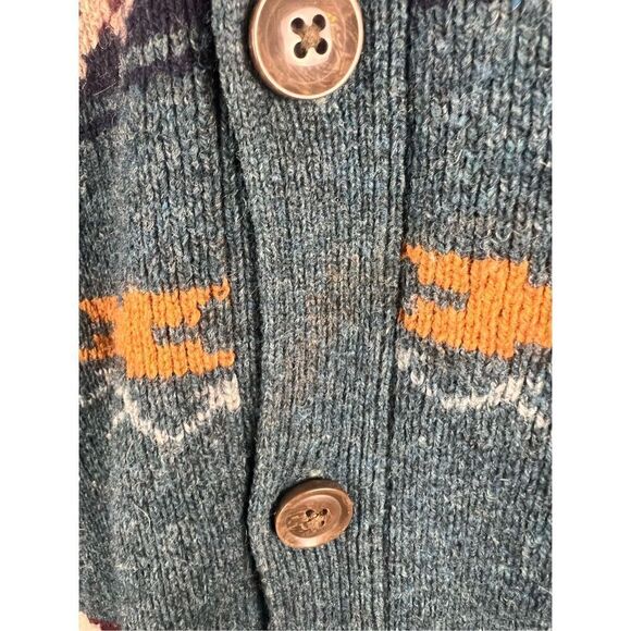 Pendleton vintage wool ugly grandpa aztec southwestern Tuscan tribal large - Picture 7 of 7